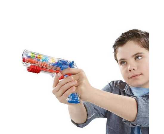 Transparent Gear Soft Blaster Gun Toy For kids