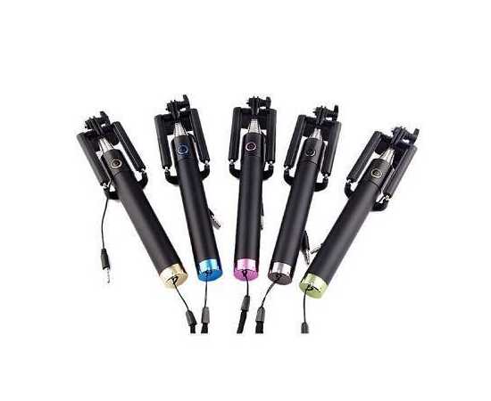 Mobile Wired Selfie Stick  - 1 PieceMobile Wired Selfie Stick  - 1 Piece
