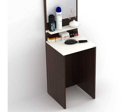 Full Length Dressing Table With Mirror & Shelf