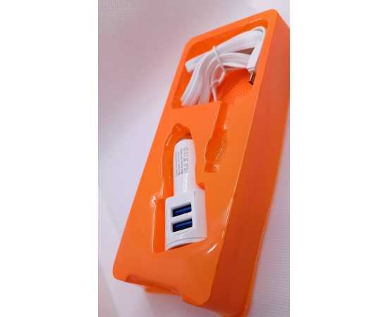 3.4 A Output Dual USB Port Car Charger with Cable