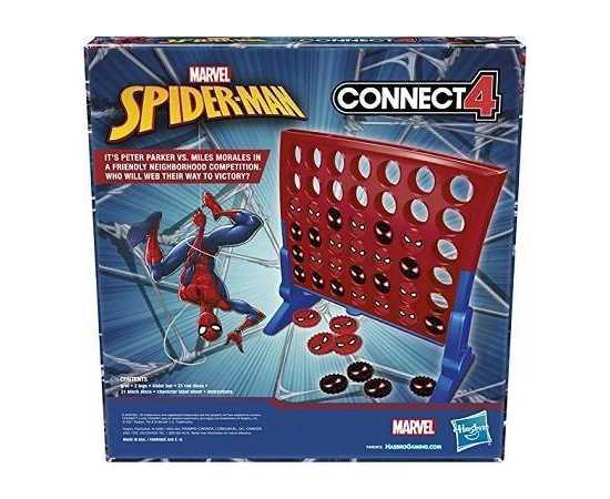 2 Players Connect 4 Spider-Man Game for Kids