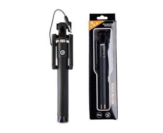 Mobile Wired Selfie Stick  - 1 Piece