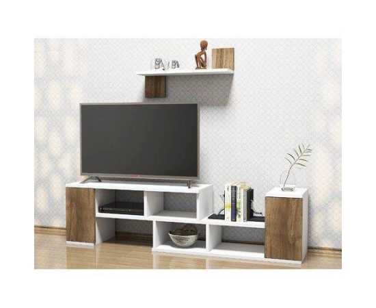 Toheed wood media wall entertainment Tv unit