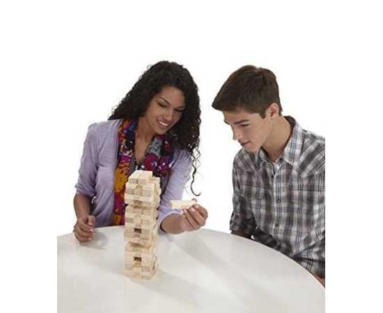 Classic Jenga Wooden Stacking Tower Board Game for Kids