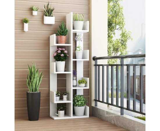 Wooden Modern multi purpose Book Rack - TWMR05