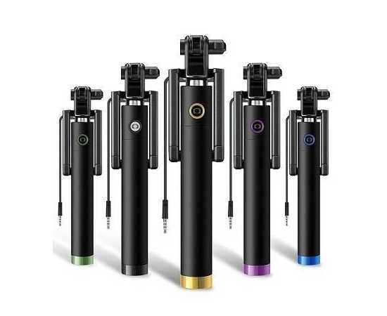 Mobile Wired Selfie Stick  - 1 Piece