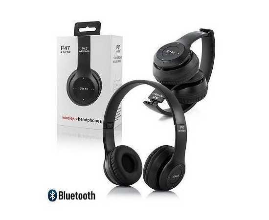 P47 5.0+EDR Wireless Headphone - Black P47 5.0+EDR Wireless Headphone - Black