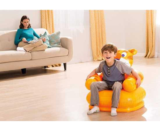 Intex 68556 inflatable sofa for kids - Orange