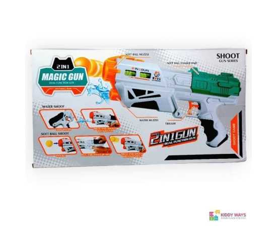 2 in 1 Magic Blaster Gun Toy