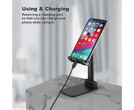 Folding Desktop Stand Holder for Mobile Phones & Tablets