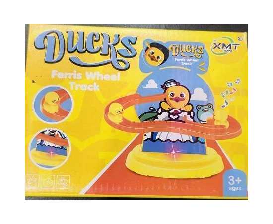 Roller Coaster Small 2 Ducks Climbing Stairs Track Set