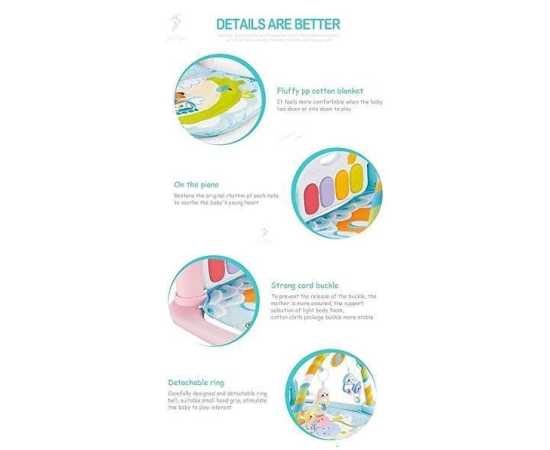 Baby's Multifunctional Musical 5 in1 Play Gym Mat