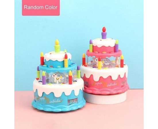 Electric Birthday Cake Music Educational Toys for Kids