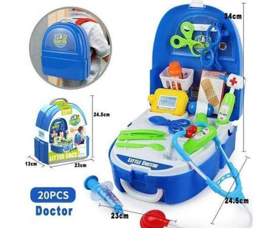 Backpack Doctor Toy Set For Kids