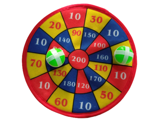 Dart Board Cloth Fabric Game Toy Exciting Playtime With Sticky