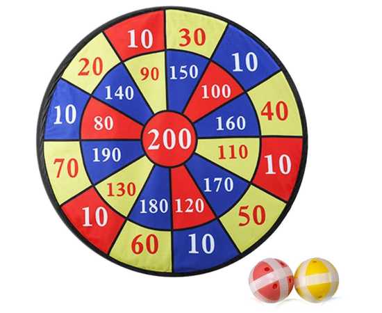 Dart Board Cloth Fabric Game Toy Exciting Playtime With Sticky