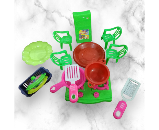 Enchanting Kitchen Set For Girls Premium Plastic Play