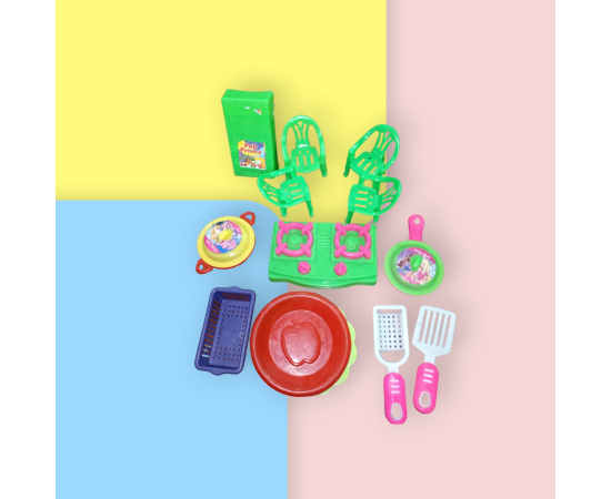 Enchanting Kitchen Set For Girls Premium Plastic Play