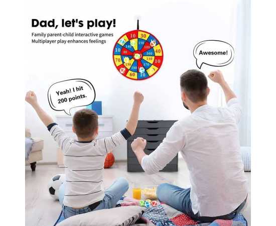 Dart Board Cloth Fabric Game Toy Exciting Playtime With Sticky