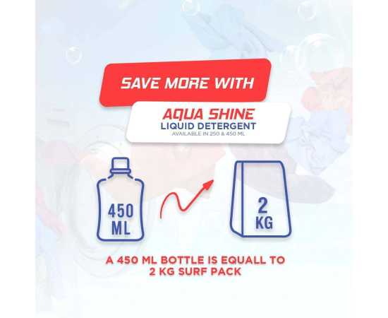 5 in 1 Aqua Shine Liquid Detergent - 1 Bottle 5 in 1 Aqua Shine Liquid Detergent - 1 Bottle