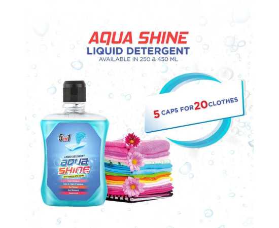 5 in 1 Aqua Shine Liquid Detergent - 1 Bottle 5 in 1 Aqua Shine Liquid Detergent - 1 Bottle
