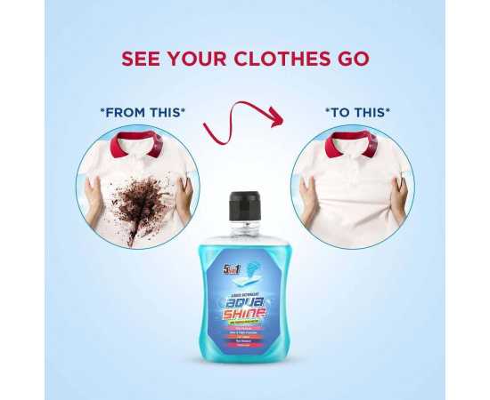 5 in 1 Aqua Shine Liquid Detergent - 1 Bottle 5 in 1 Aqua Shine Liquid Detergent - 1 Bottle