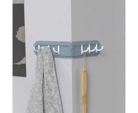 6 Hooks Foldable Wall Hanger For Kitchen