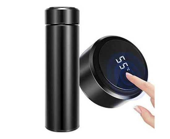 Digital Temperature Display Water Bottle - 500ml Storage Capacity