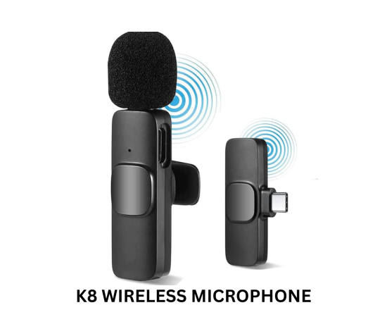 K8 Wireless Microphone Type C Supported For Vlogging Audio Mic
