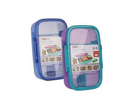 Secure Clip & Airtight Seal Lunch Box - 1 Piece