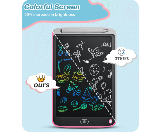 Kids' LCD Writing & Drawing Tablet 10" inch - 1 Piece