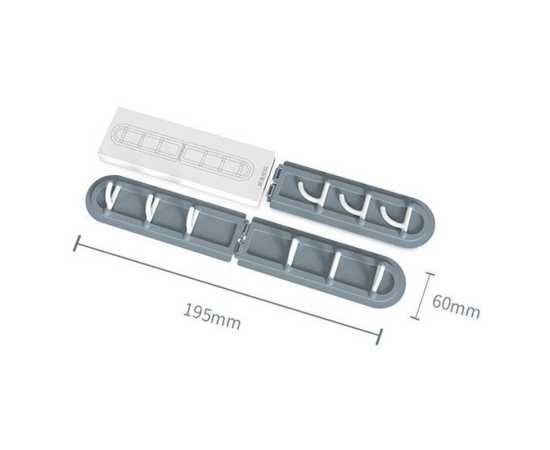 6 Hooks Foldable Wall Hanger For Kitchen