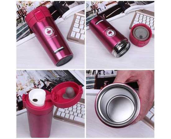 Stainless Steel Hot & Cool Coffee Mug - 380ml