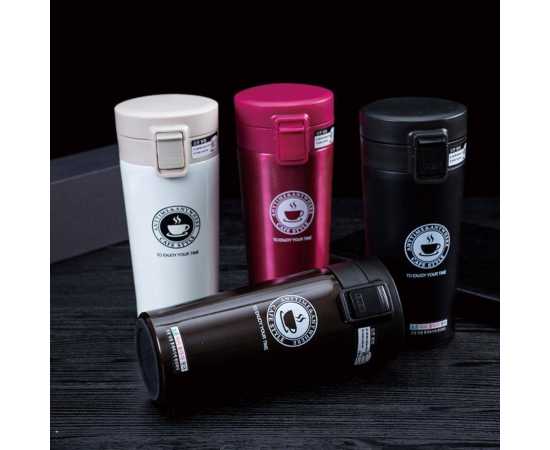 Stainless Steel Hot & Cool Coffee Mug - 380ml