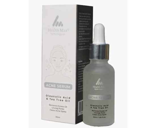 Health Max Organic Acne Serum Oleanolic Acid Tea Tree Oil - 30ml