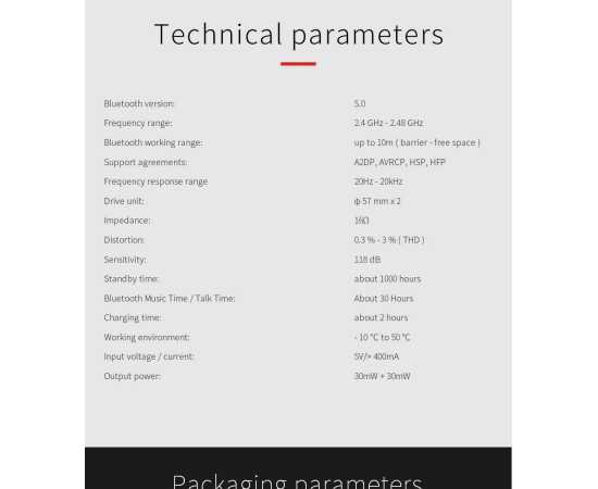 Bluetooth Headset Tmonitor