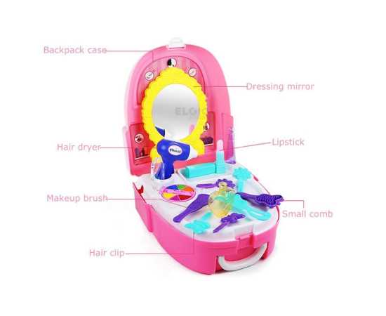 Pretend Play Kitchen & Doctor Briefcase Toy Set For Kids