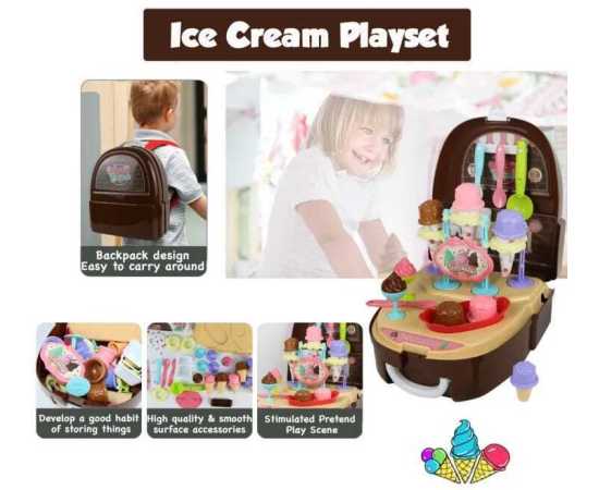 Pretend Play Kitchen & Doctor Briefcase Toy Set For Kids