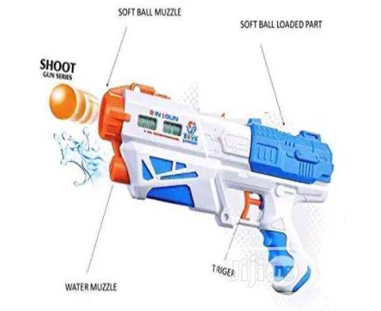 2 in 1 Summer Water Pinball Shooting Toy