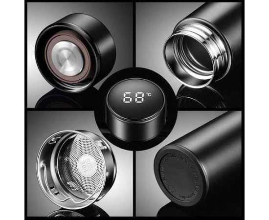 Stainless Steel Thermos Sports Water Bottle with LED Temprature