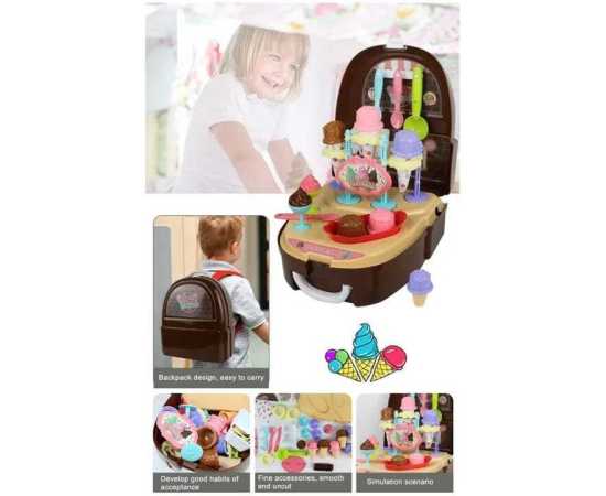 Pretend Play Kitchen & Doctor Briefcase Toy Set For Kids