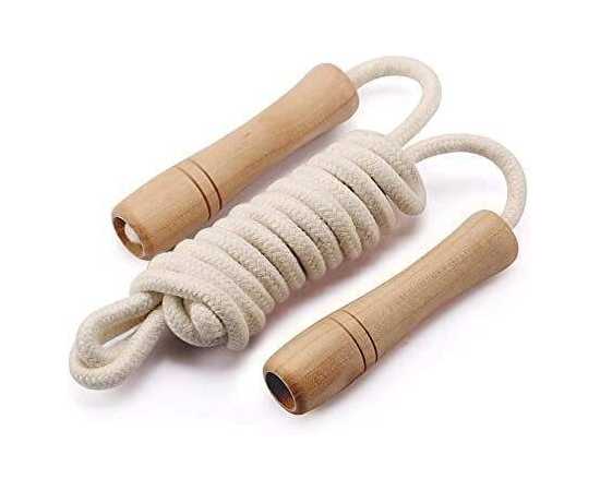 Wooden Handle Jump Rope for Kids & Adult
