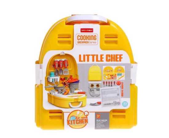 Pretend Play Kitchen & Doctor Briefcase Toy Set For Kids