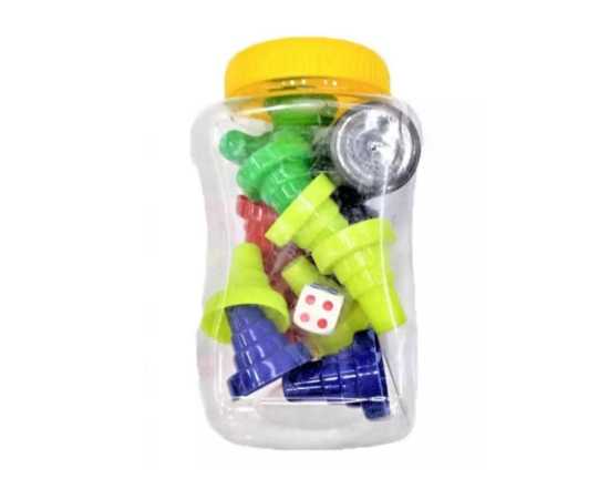 Medium Size Ludo Goti Jar - 1 Set