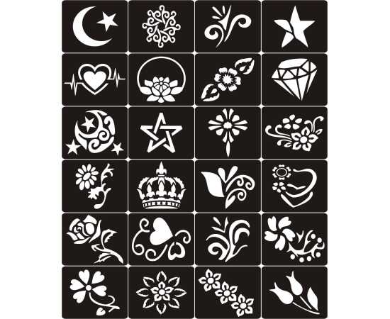 Mehndi Sheet Sticker Multi Design