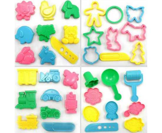 100 Pcs Multi Shapes Cutter for Play Dough & Clay Sand 100 Pcs Multi Shapes Cutter for Play Dough & Clay Sand