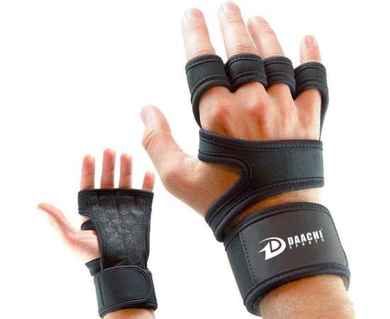 Gym Gloves With Wrist Support Grip - 2 PCS