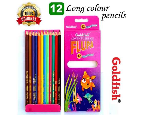 Gold Fish Pencil Color 12 Pcs Set