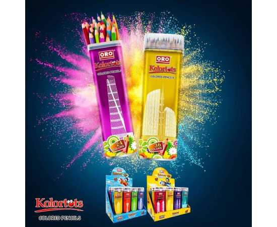 Oro Pencil Color - Pack of 24 PCS