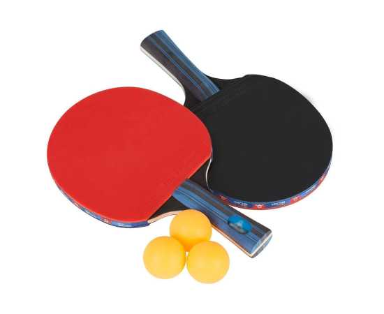 2 PCS Table Tennis Rackets With 3 Ball